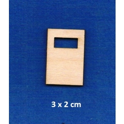 SKLEJKA #3mm Zawieszka 3x2cm , haczyk do obrazka , do ramki / uchwyt do obrazka / zawieszka drewniana / PROSTA / zawieszka ze sklejki #3mm / 5555